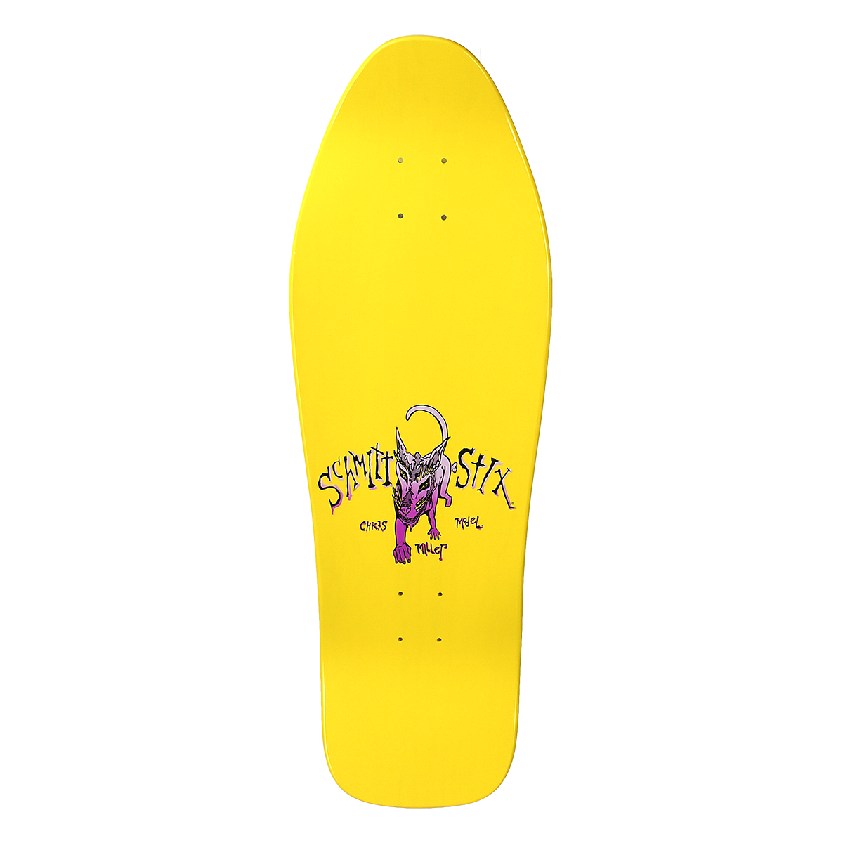 Schmitt Stix Chris Miller Dog Large 10" Skateboard Deck
