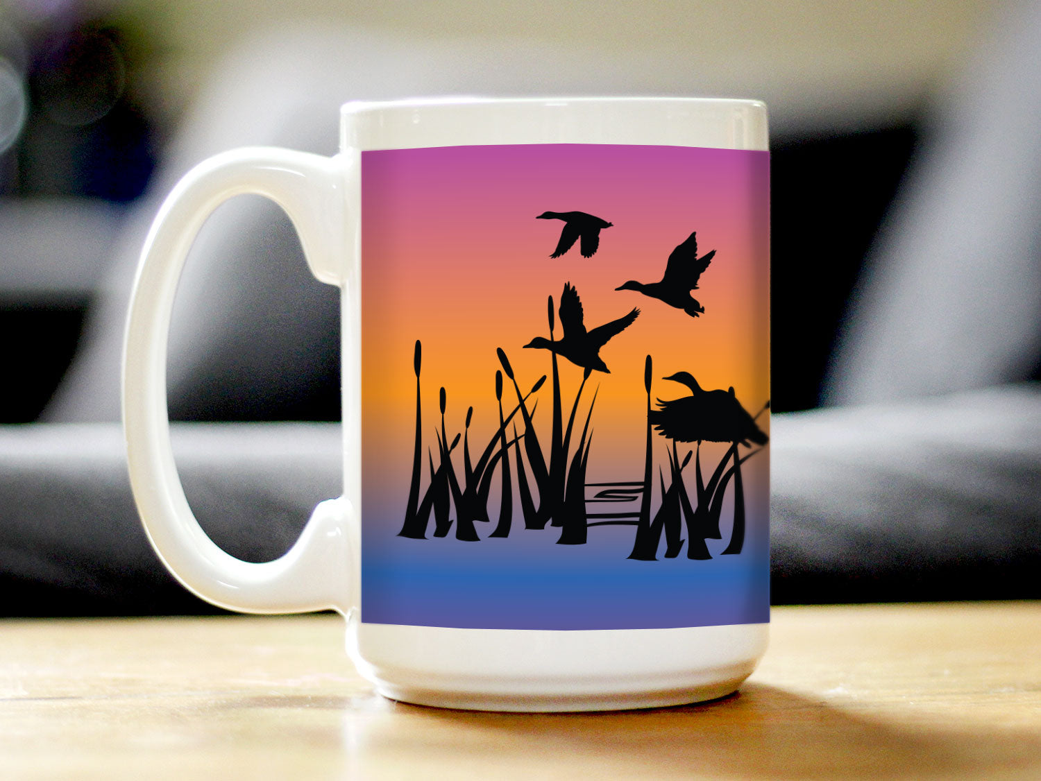 Duck Pond Coffee Mug - Duck Gifts and Rustic Decor for Duck Hunters