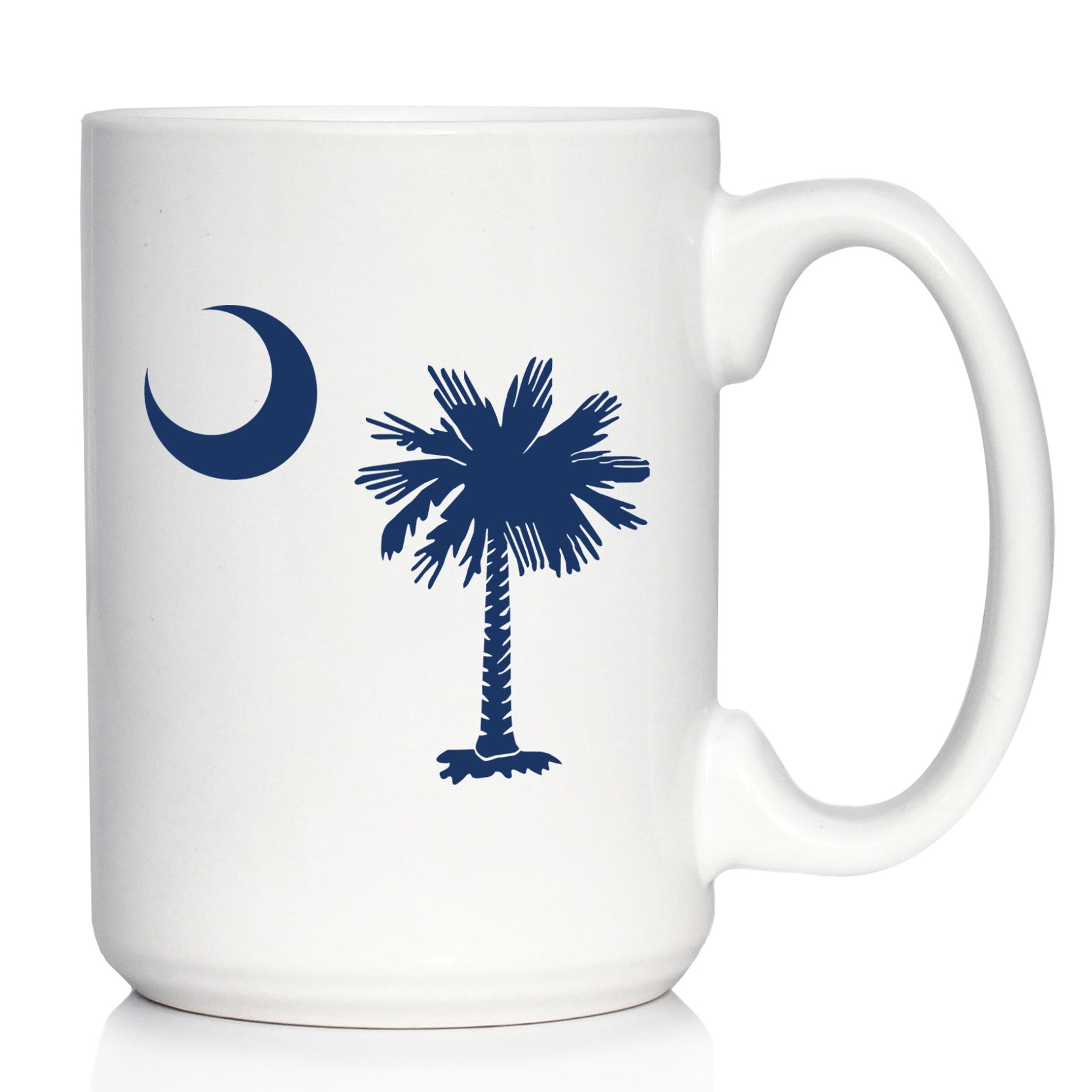 South Carolina Flag Coffee Mug - State Themed Drinking Decor and Gifts for South Carolinians