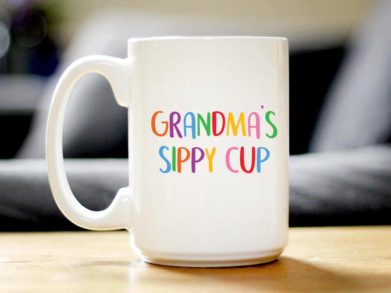 Grandma's Sippy Cup - Coffee Mug Gift for Grandmothers - Cute Birthday Cups