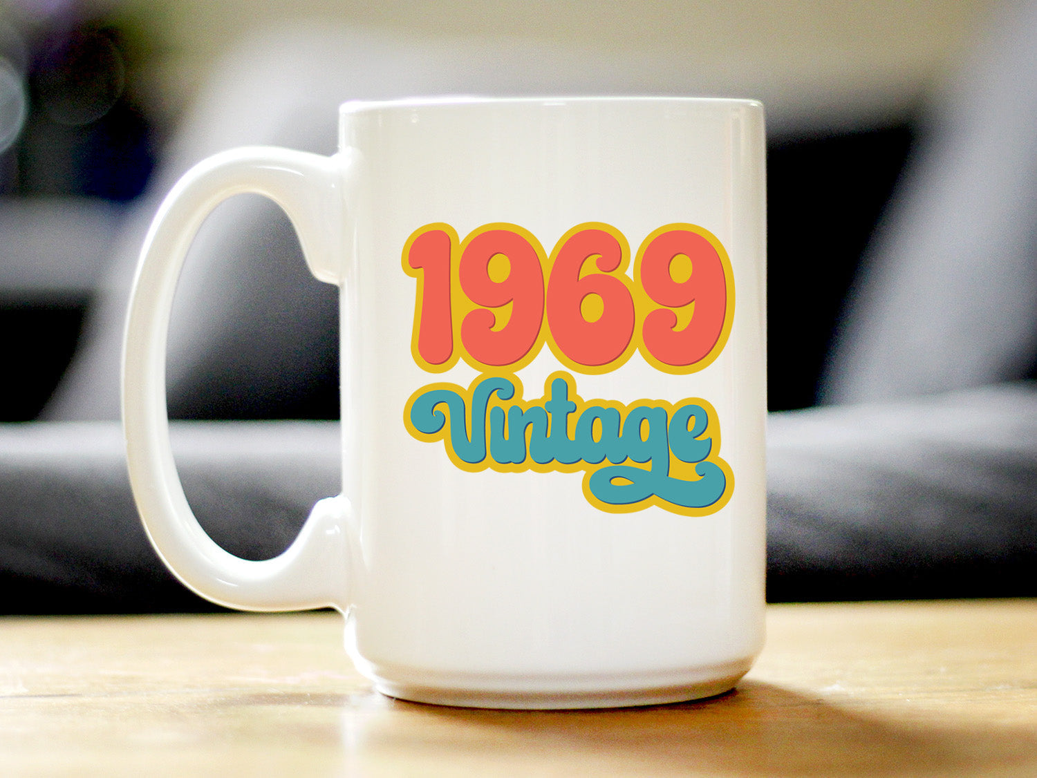 Vintage 1969 - Fun 56th Birthday Coffee Mug Gifts for Men & Women Turning 56 - Retro Coffee Cups