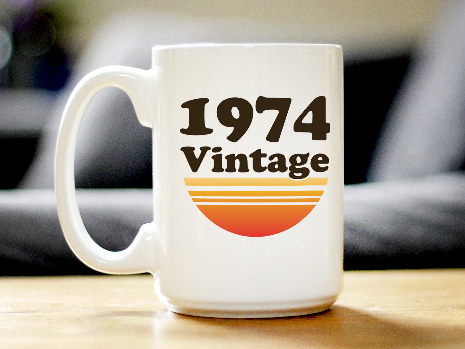 Vintage 1974 - Fun 51st Birthday Coffee Mug Gifts for Men & Women Turning 51 - Retro Coffee Cups