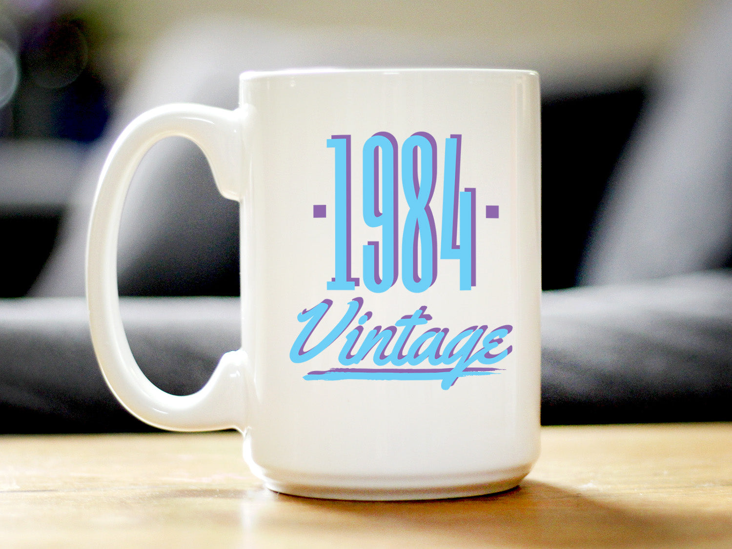 Vintage 1984 - Fun 41st Birthday Coffee Mug Gifts for Men & Women Turning 41 - Retro Coffee Cups