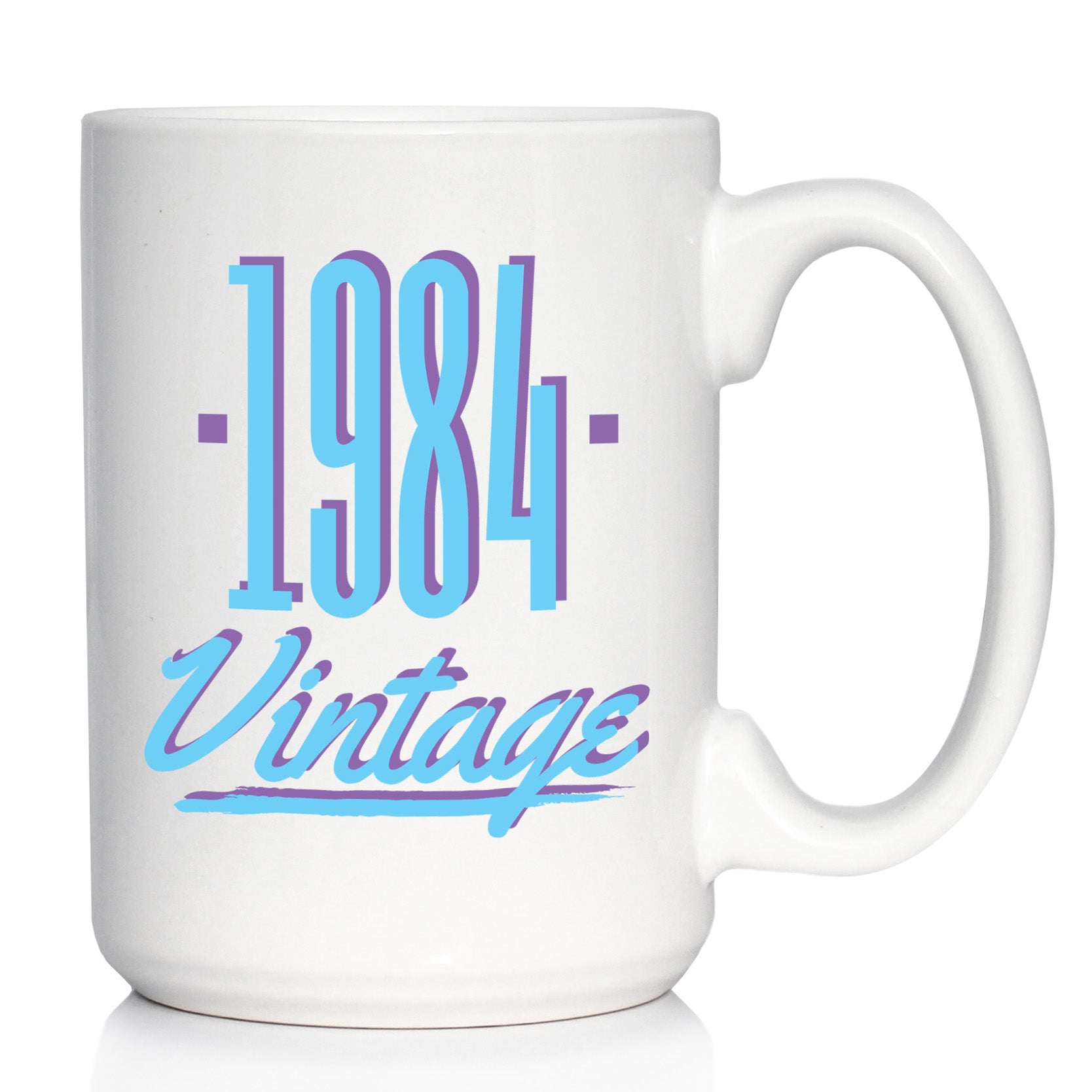 Vintage 1984 - Fun 41st Birthday Coffee Mug Gifts for Men & Women Turning 41 - Retro Coffee Cups
