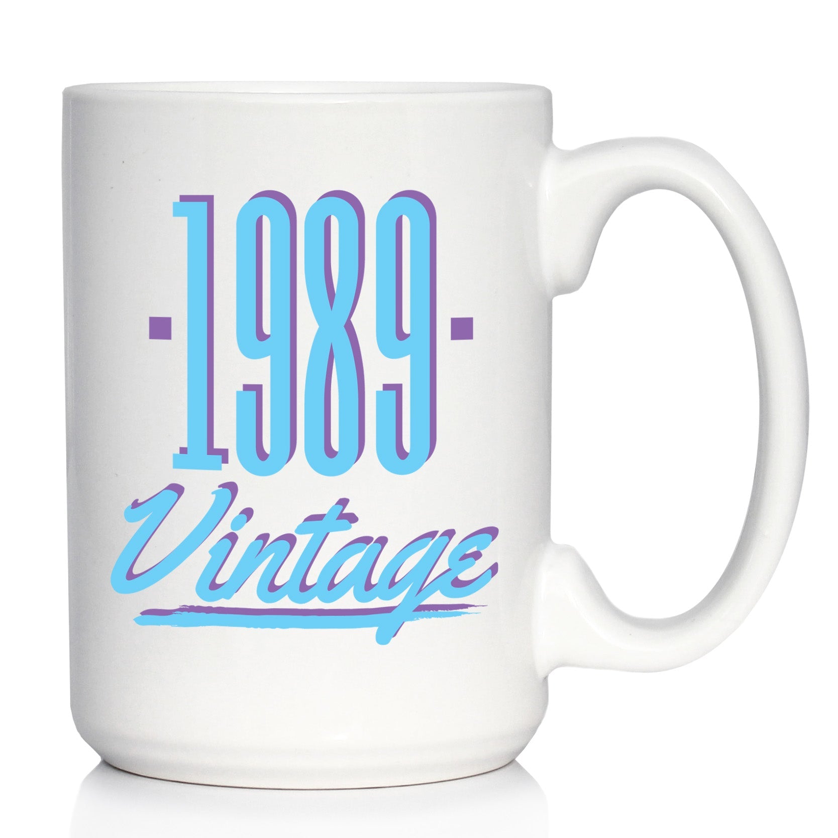 Vintage 1989 - Fun 36th Birthday Coffee Mug Gifts for Men & Women Turning 36 - Retro Coffee Cups