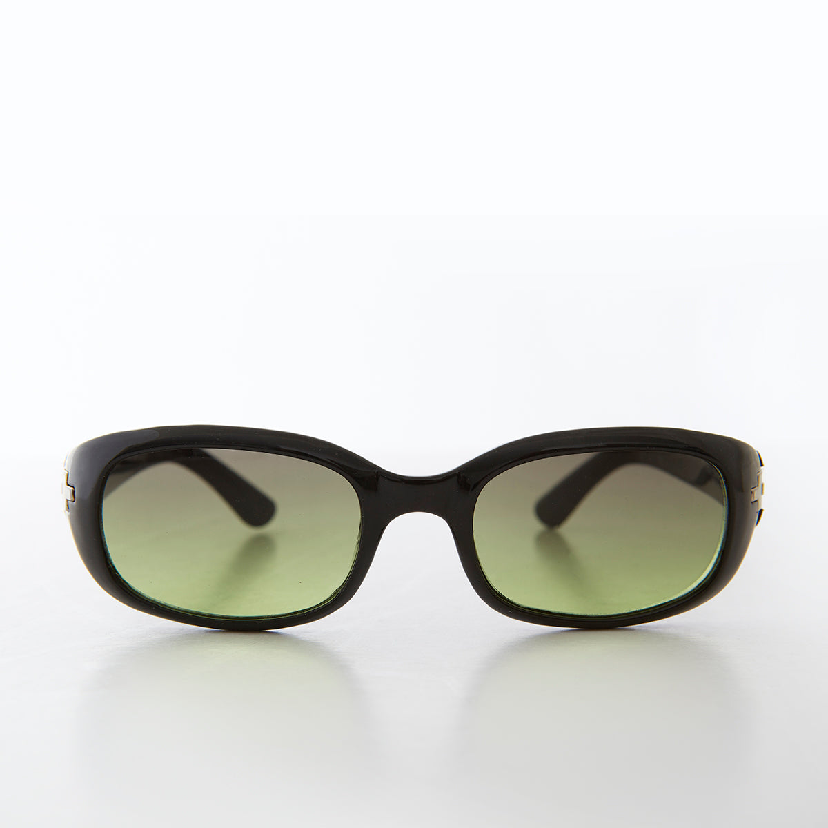 Unisex Rectangle Mod Vintage Sunglasses - Collins