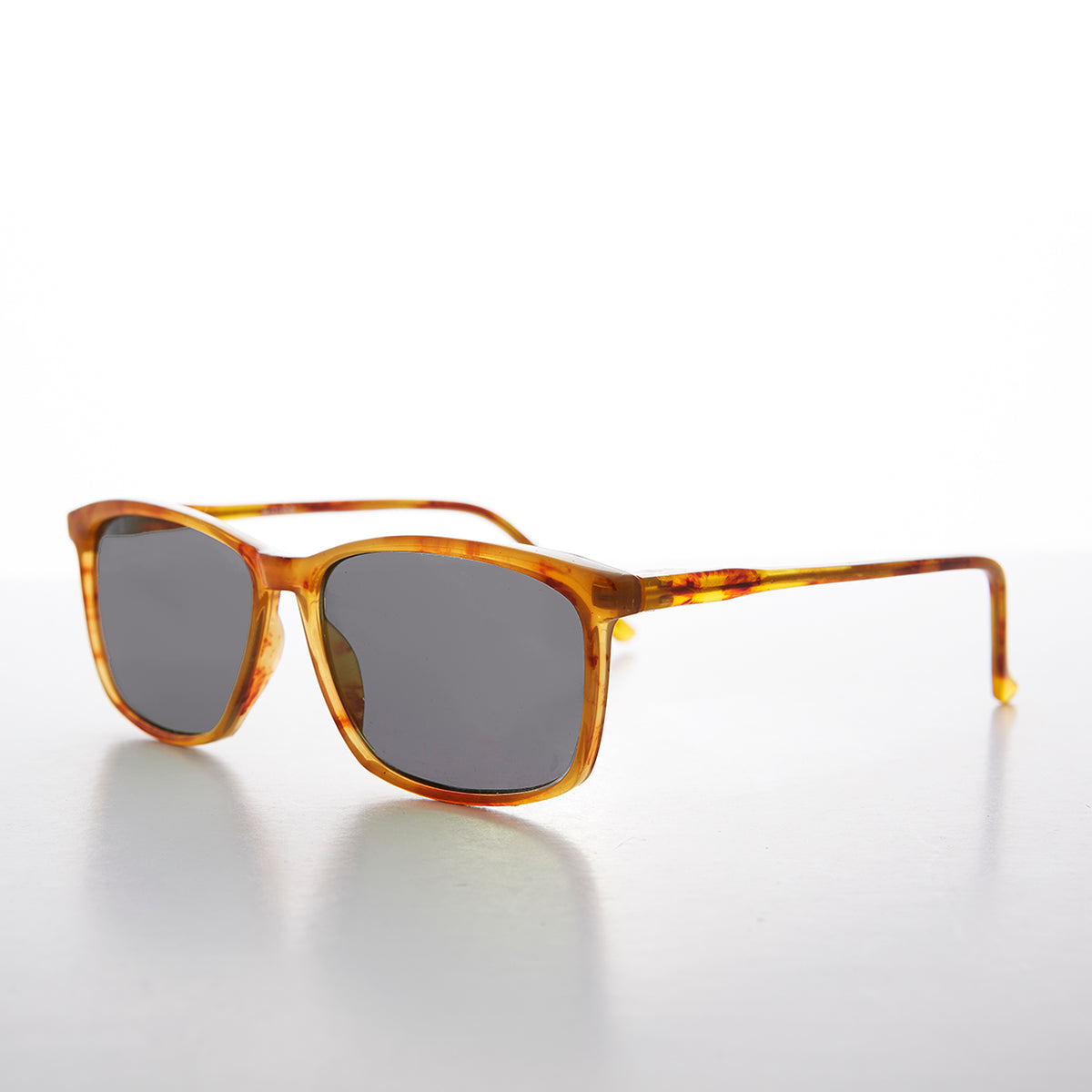 Hipster Classic Square Horn Rim Vintage Sunglass - Connor