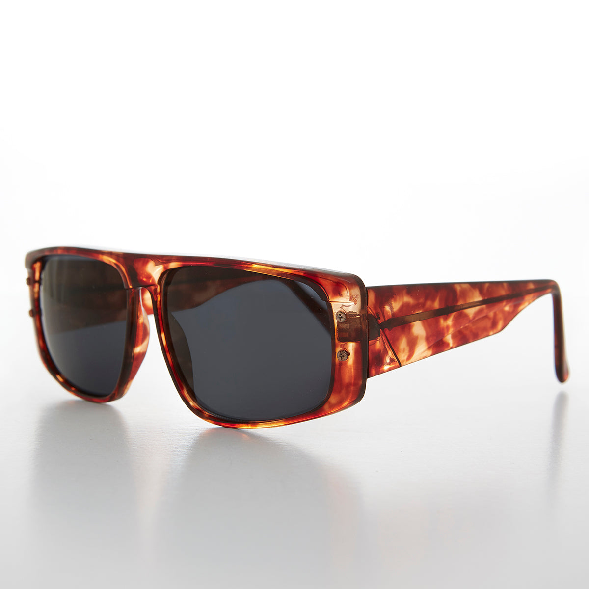 Wide Rectangular Hip Hop Vintage Sunglass - Cortez