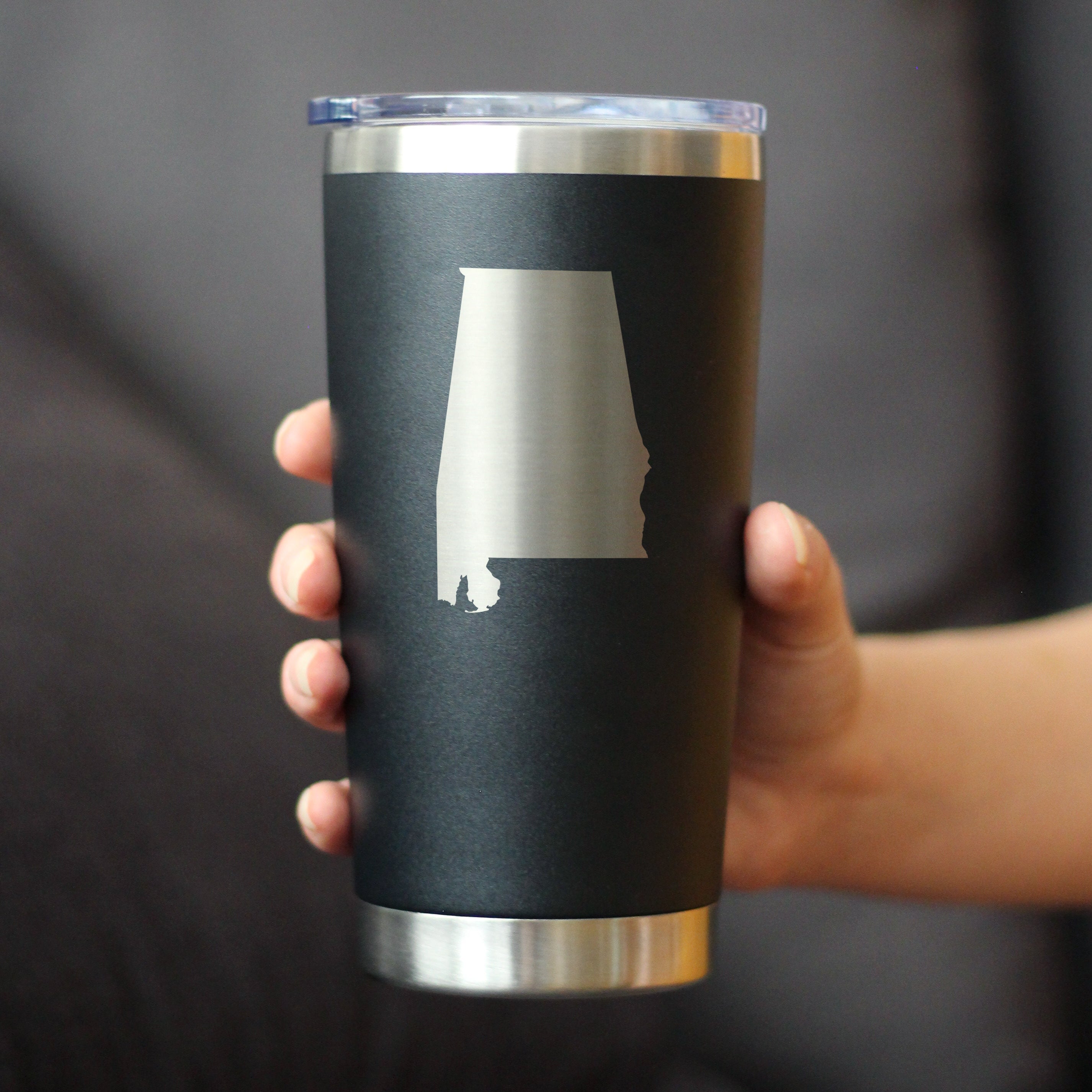 Alabama State Outline - 20 oz Coffee Tumbler