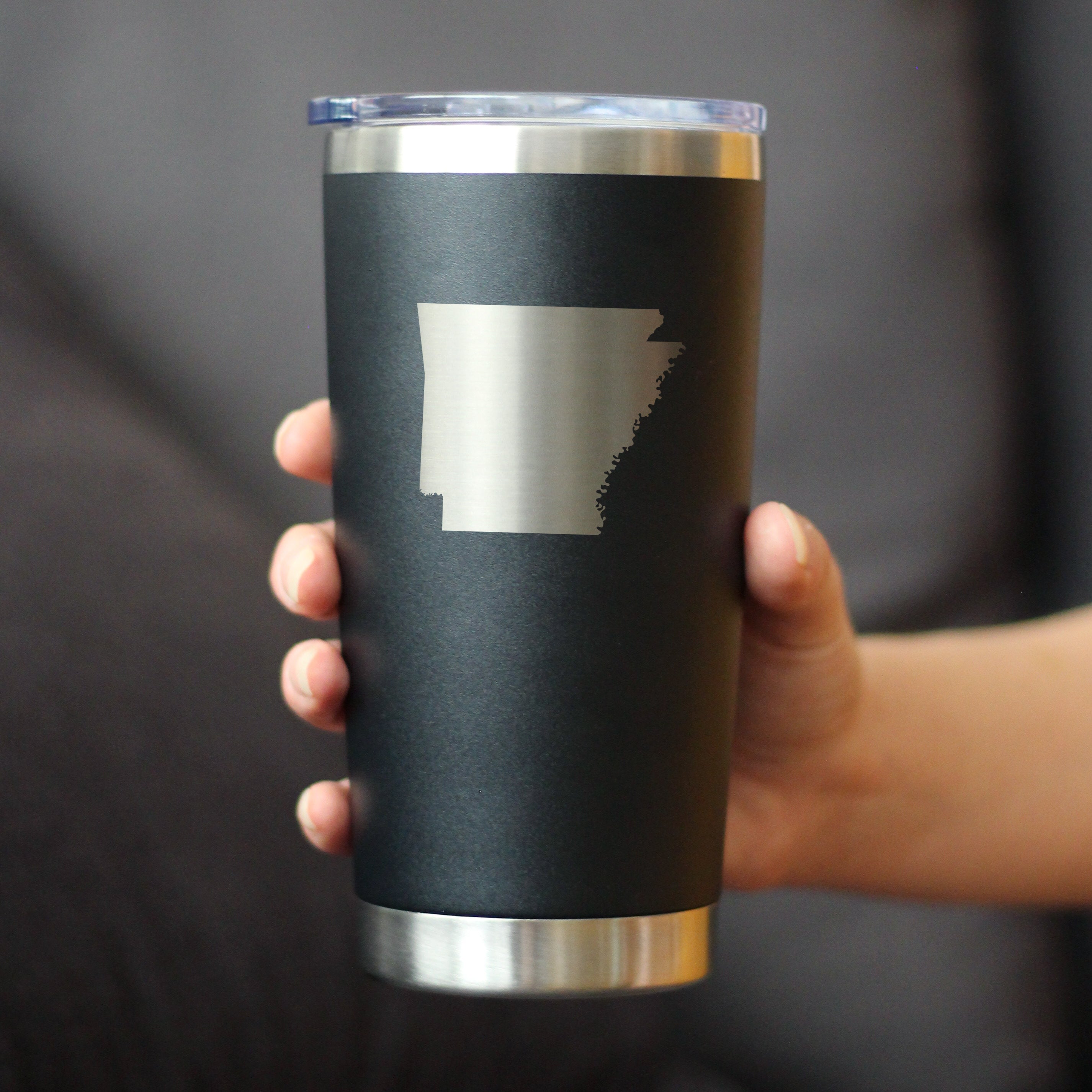 Arkansas State Outline - 20 oz Coffee Tumbler