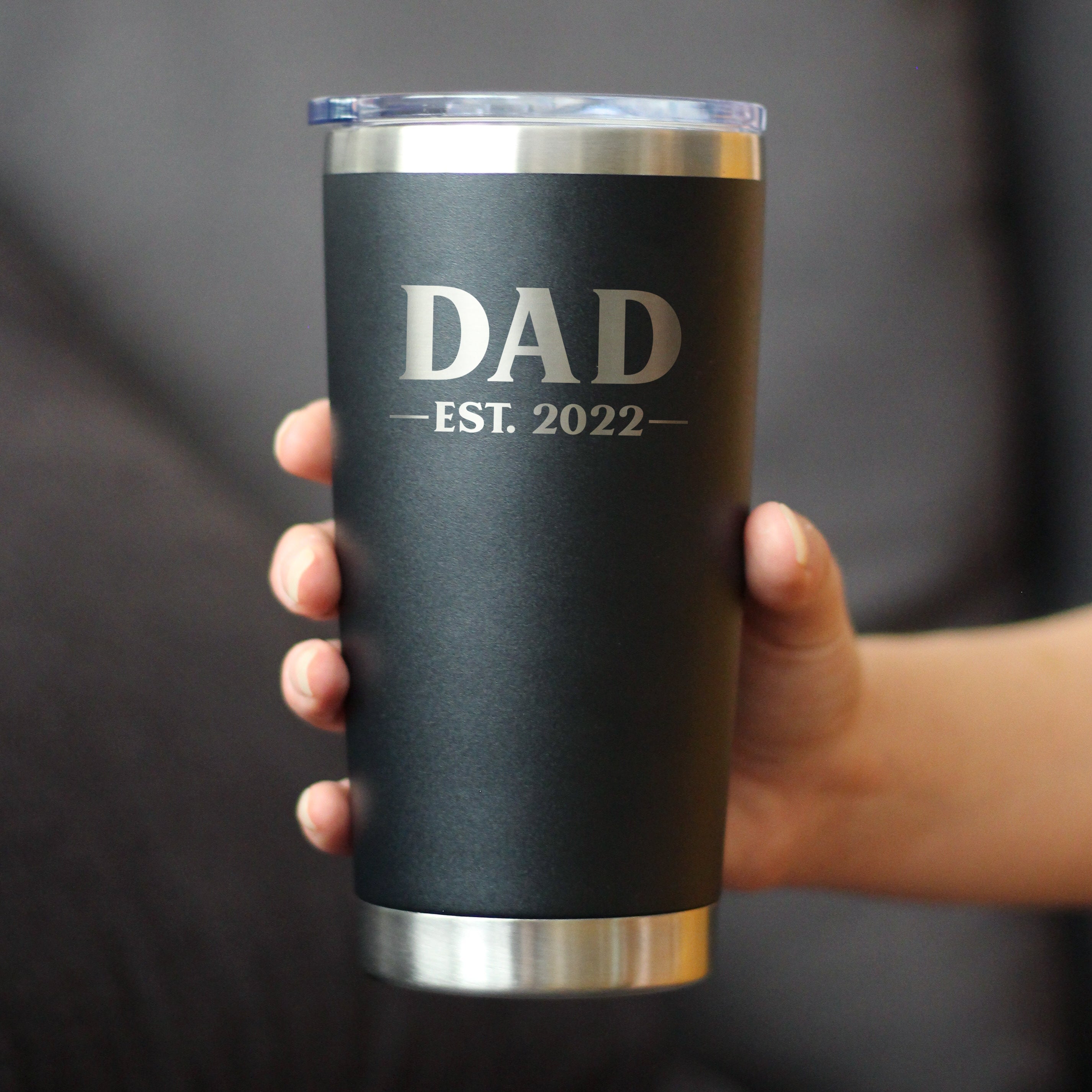 Dad est. 2022 - Bold - 20 oz Coffee Tumbler