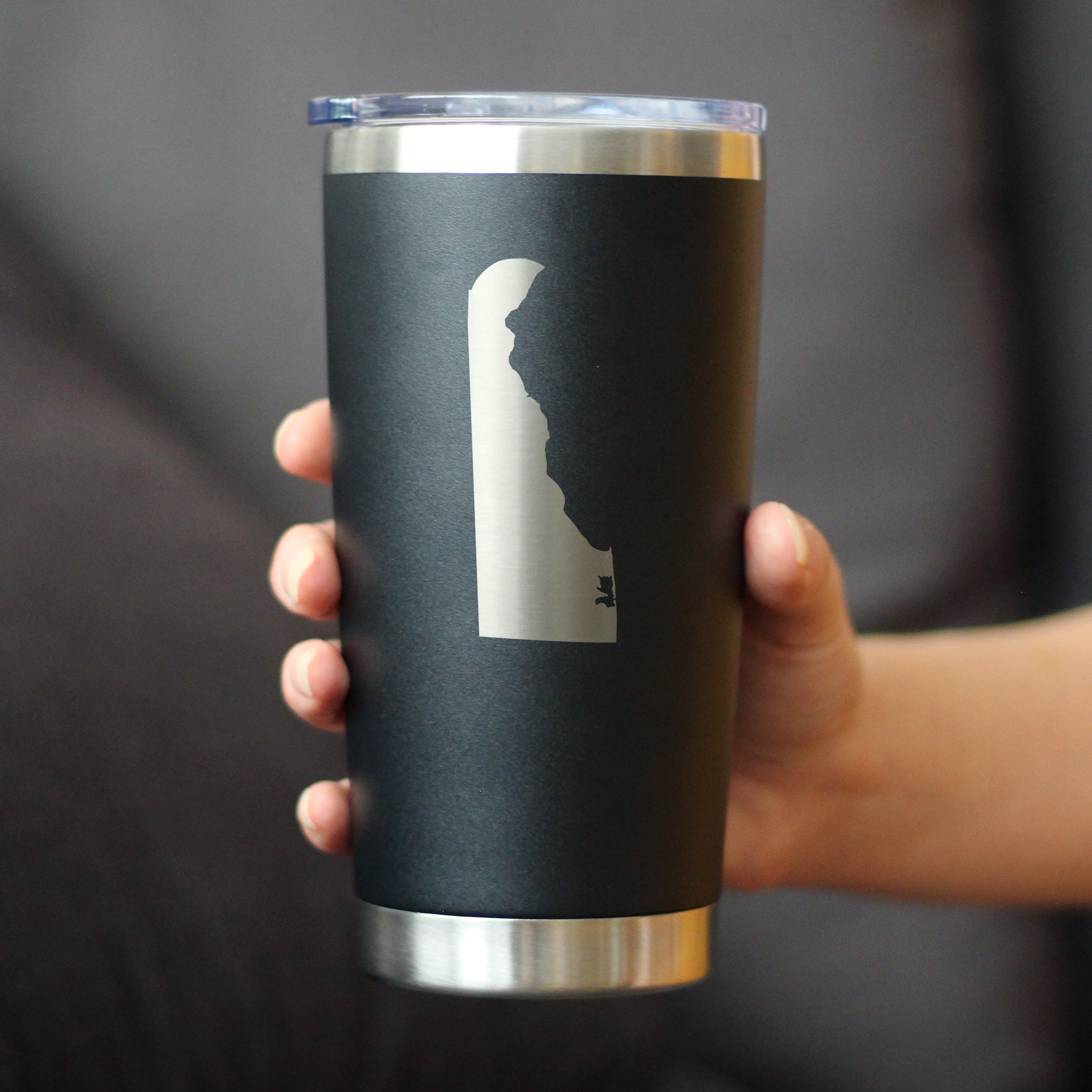 Delaware State Outline - 20 oz Coffee Tumbler