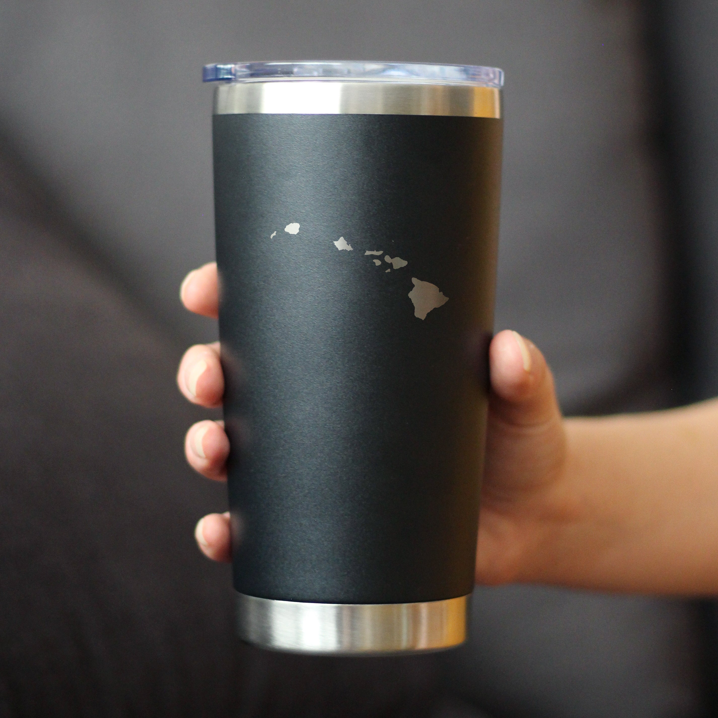 Hawaii State Outline - 20 oz Coffee Tumbler