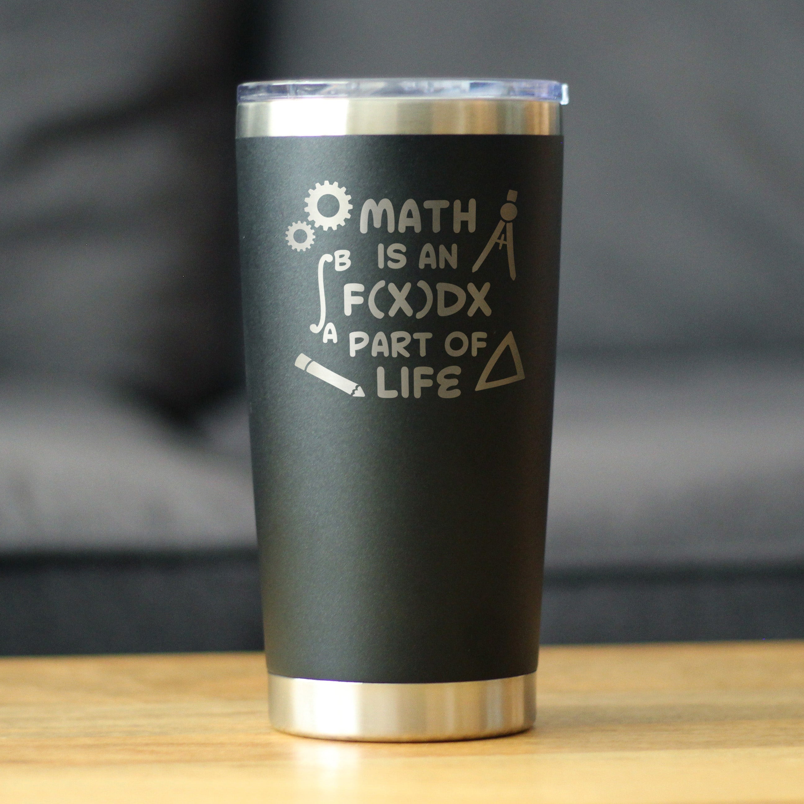 Math is an Integral Part of Life - 20 oz Coffee Tumbler