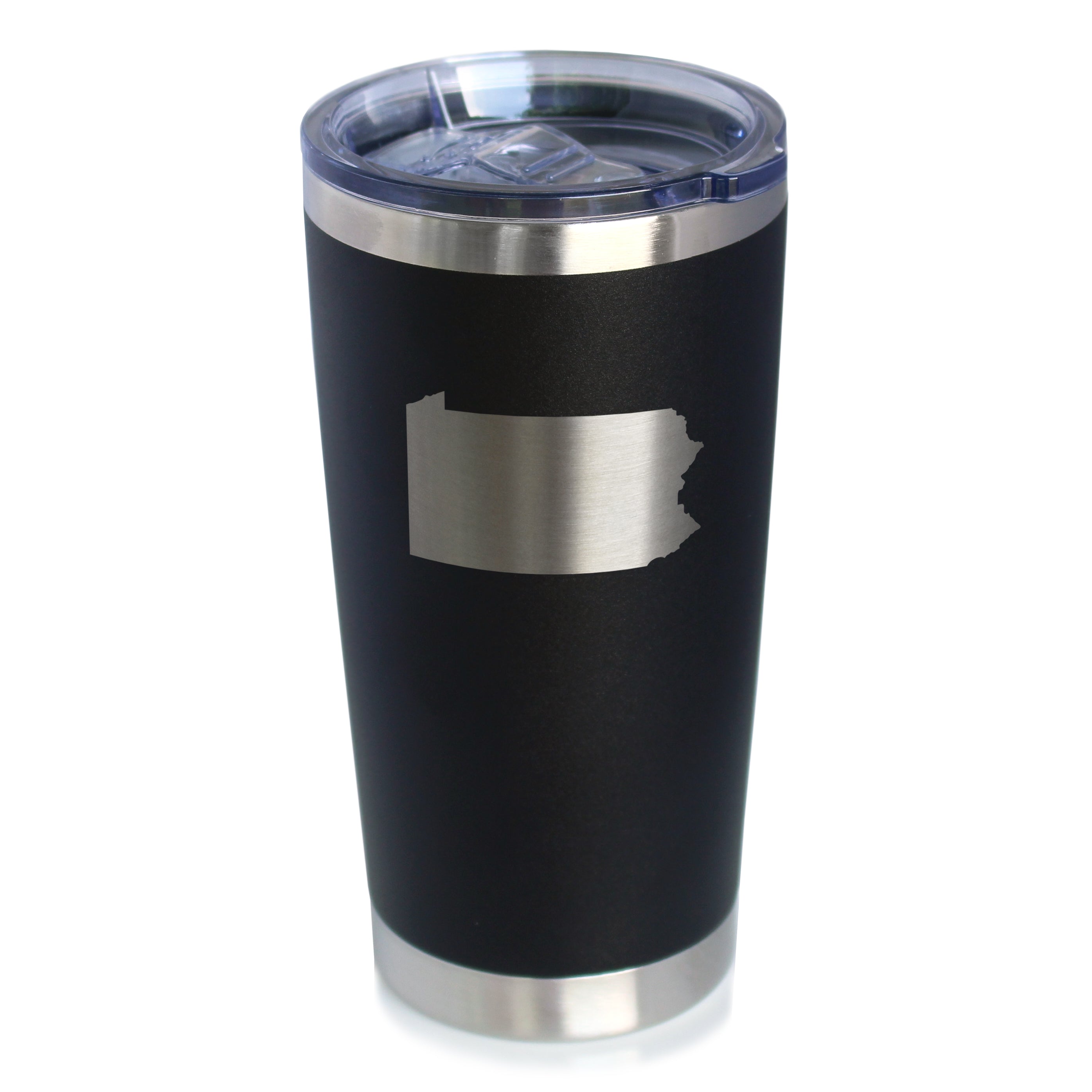 Pennsylvania Sate Outline - 20 oz Coffee Tumbler