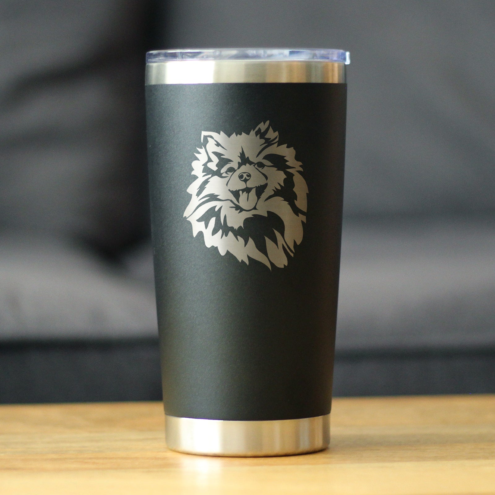 Pomeranian Face - 20 oz Coffee Tumbler