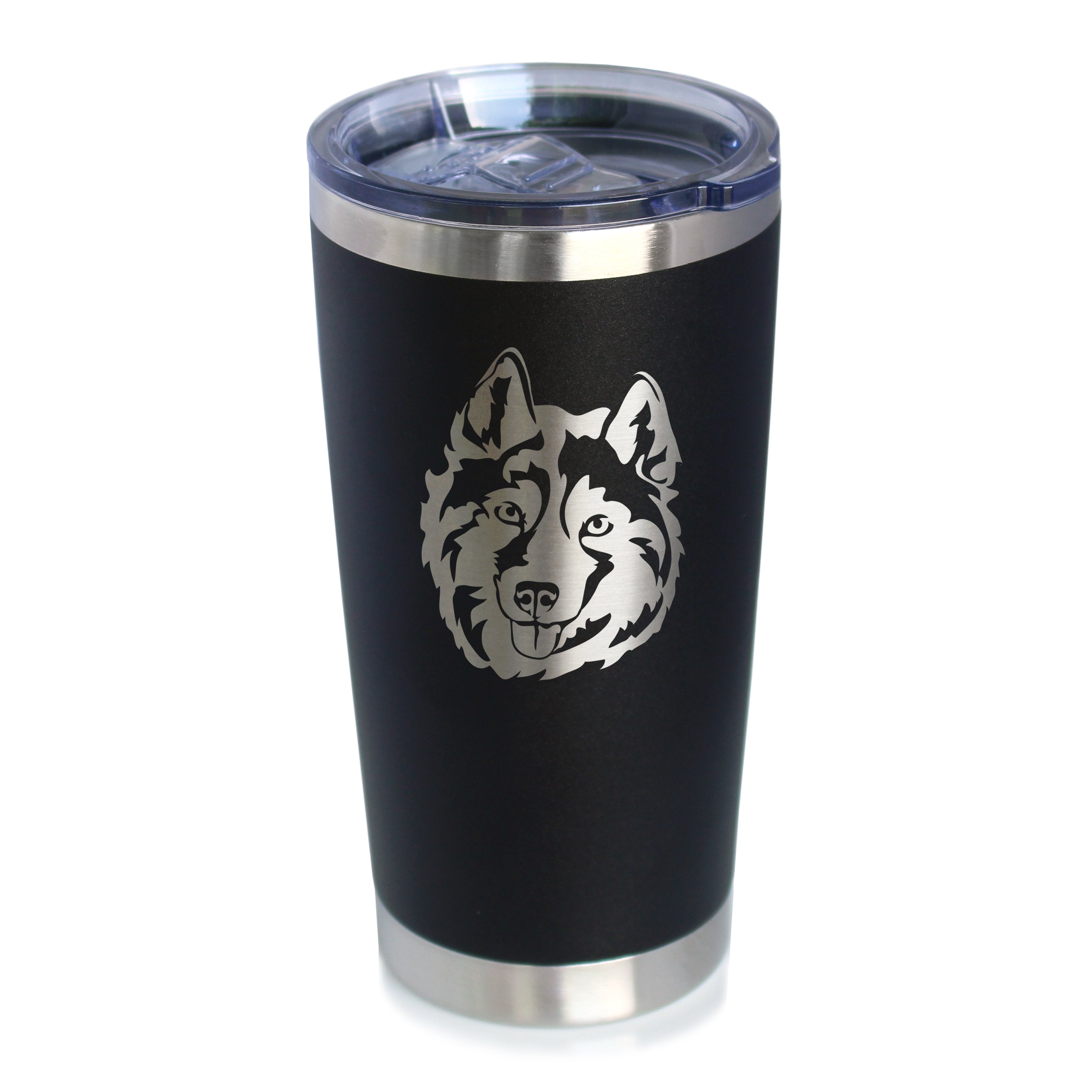 Siberian Husky Face - 20 oz Coffee Tumbler