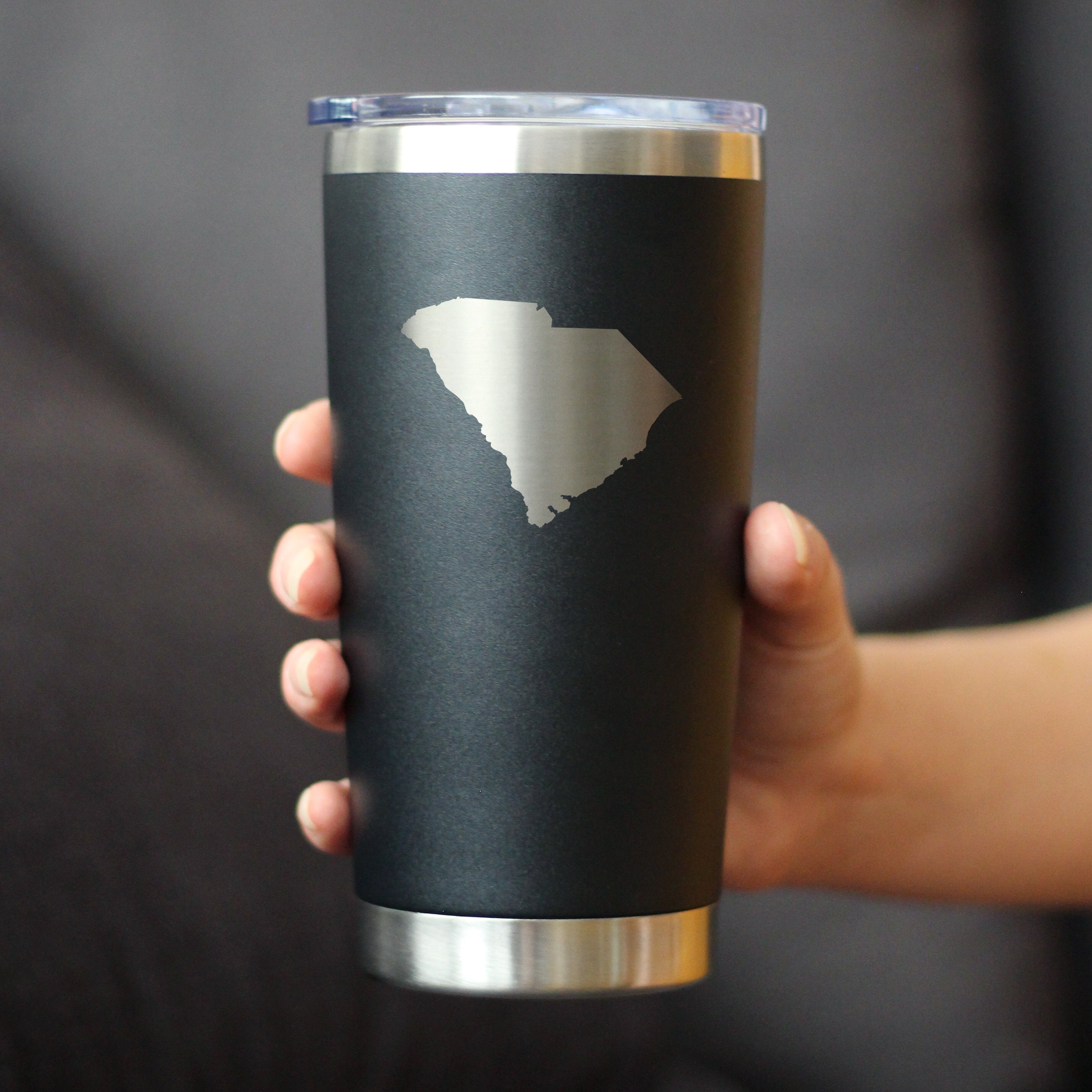 South Carolina State Outline - 20 oz Coffee Tumbler