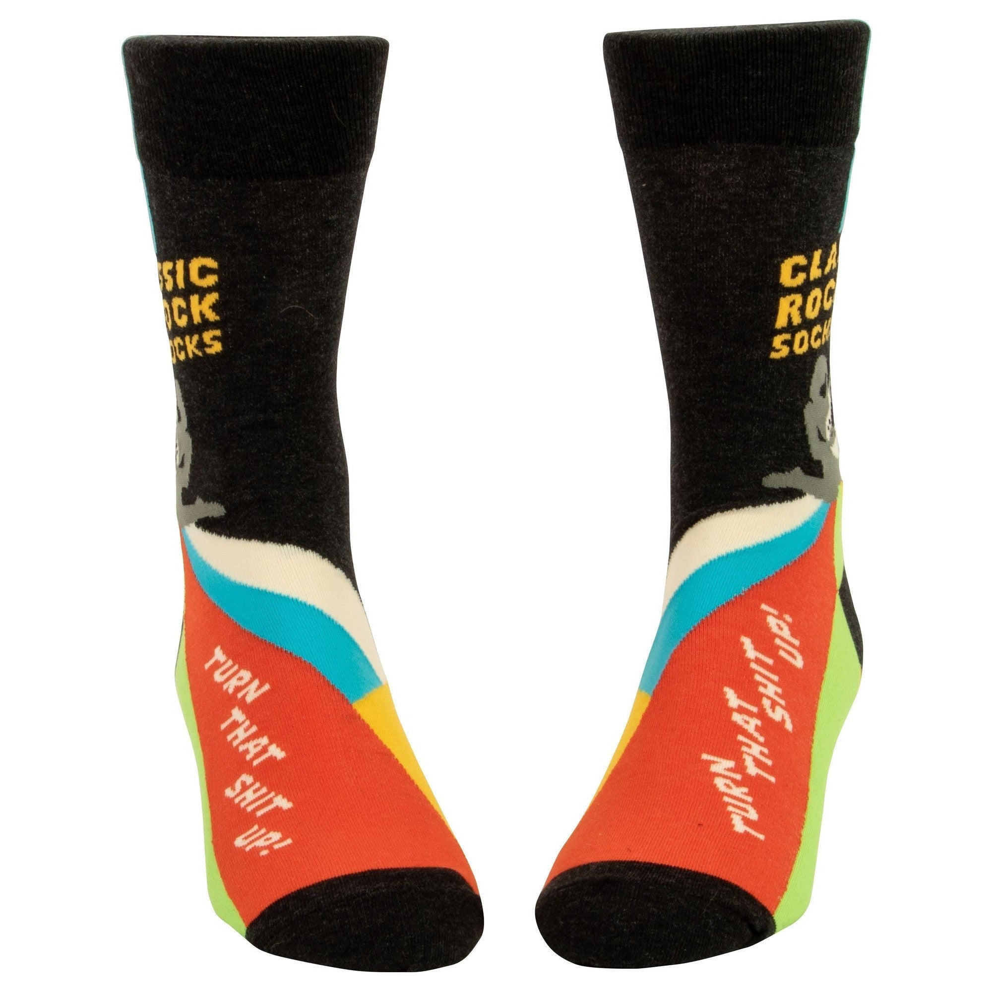 Classic Rock Men's Crew Socks | BlueQ at GetBullish