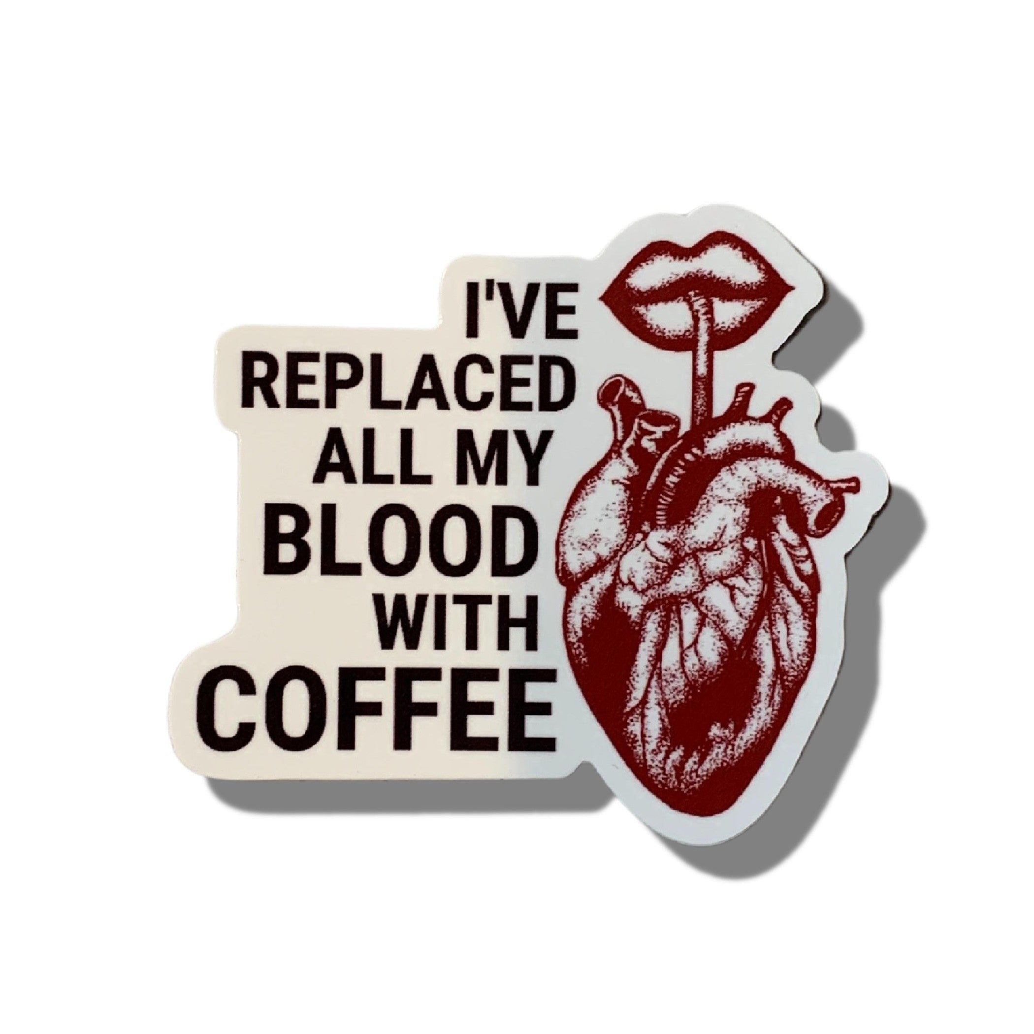 Coffee Addict Sticker Bundle | Glossy Die Cut Vinyl Sticker