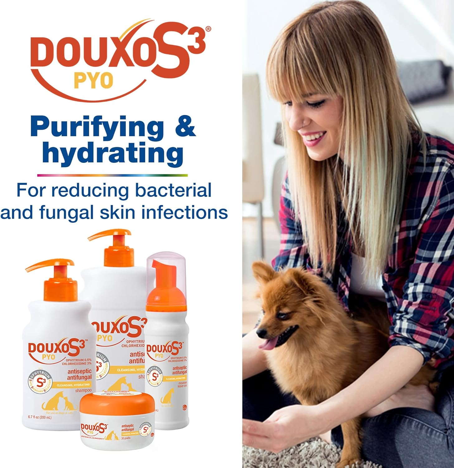 Douxo S3 PYO Antiseptic Antifungal Shampoo