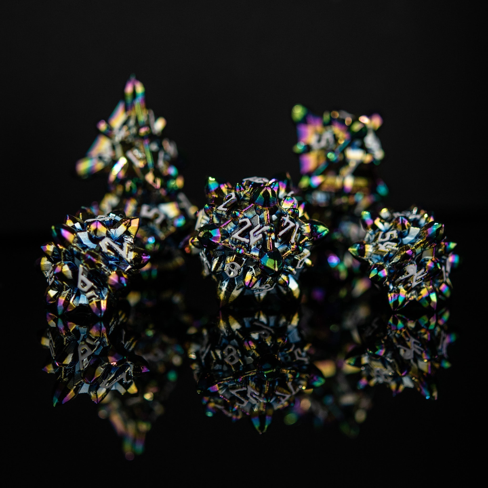 Asteroid Fields Metal Dice Set - Iris PRE-ORDER | SPRING EVENT DEAL