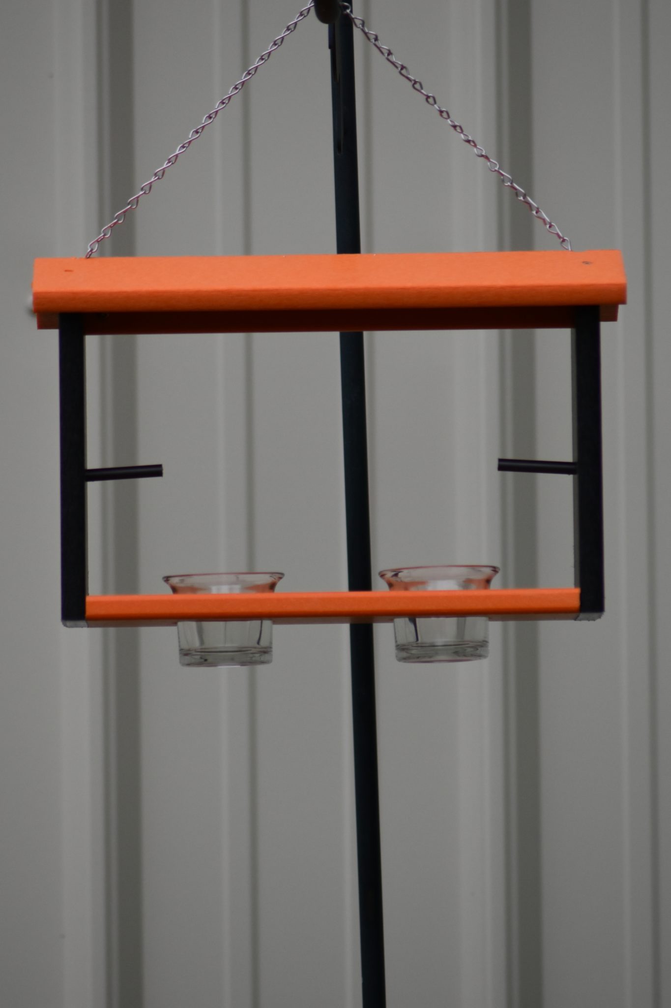 Poly Oriole Double Bird Feeder, Nectar, Jelly and Orange Feeder