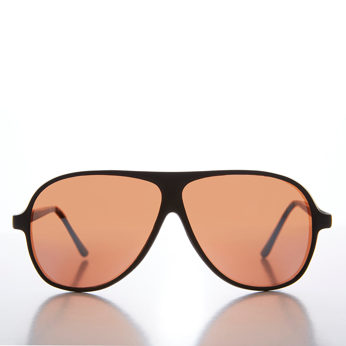 Perfect Black Aviator with Copper Driving Lens - Dudley