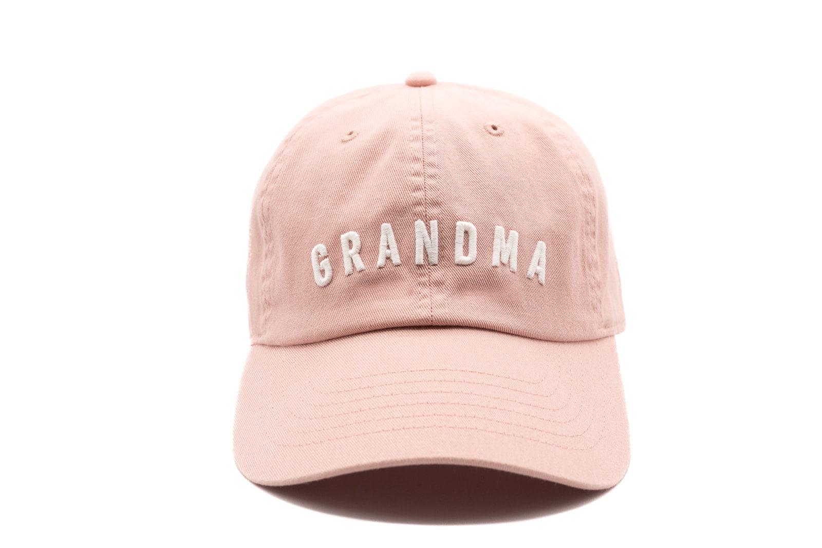 Dusty Rose Grandma Hat