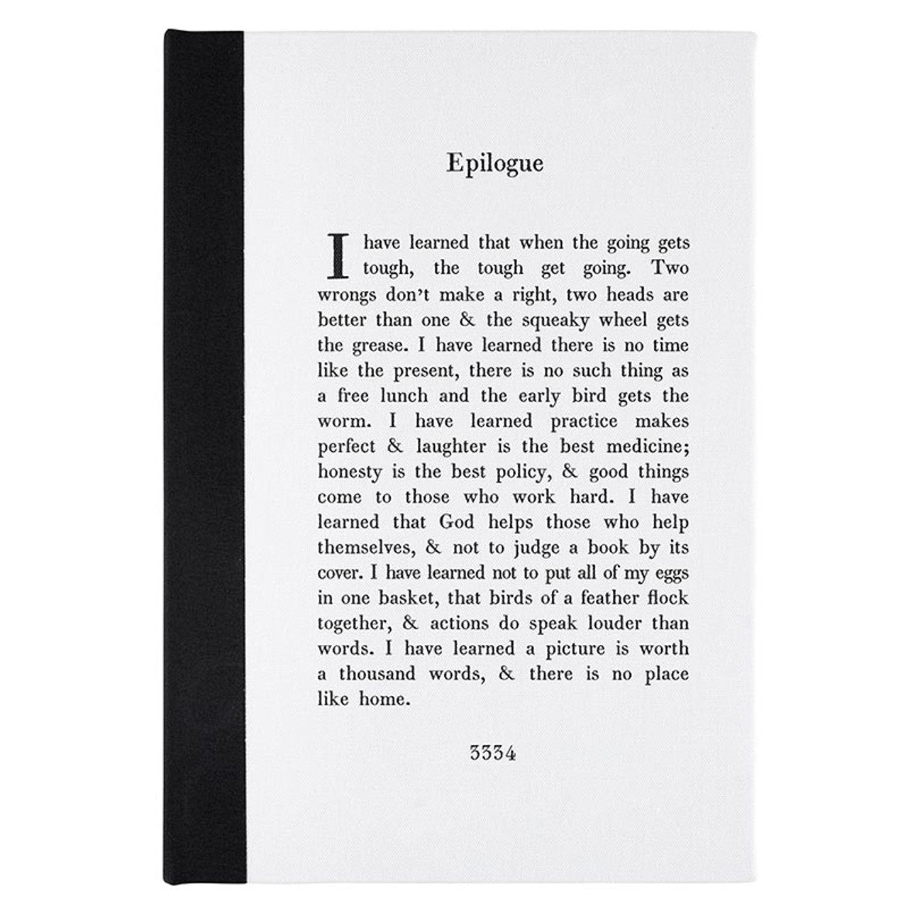 Epilogue Linen Covered Journal | Hardcover Notebook