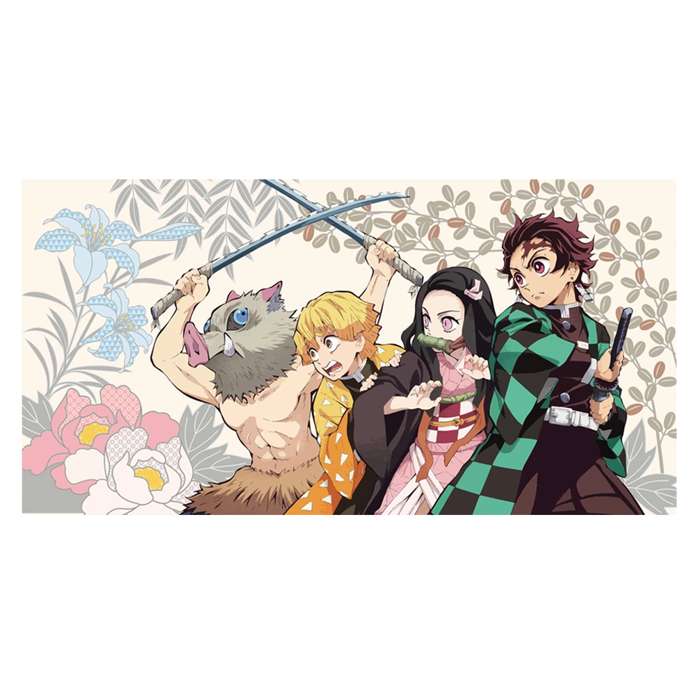 FuRyu: Demon Slayer: Kimetsu no Yaiba - Bath Towel 1 - Tanjiro & Nezuko & Zenitsu & Inosuke