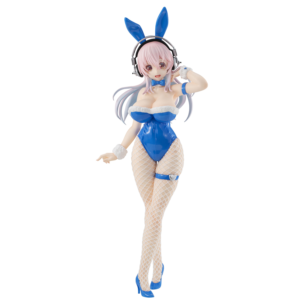 FuRyu: BiCute Bunnies - Super Sonico (Blue Rabbit Ver.) Figure