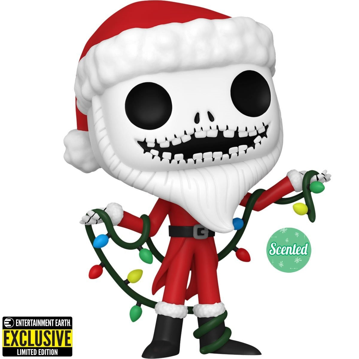 Funko Pop! Disney: Nightmare Before Christmas 30th Anniversary - Santa Jack Skellington Scented Entertainment Earth Exclusive