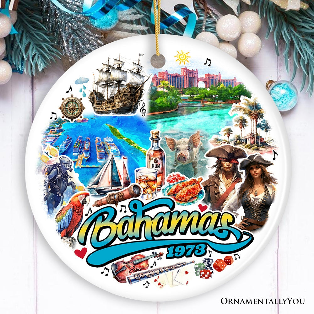 Breathtaking Tropical Bahamas, Caribbean Cultures and Landscapes Travel Souvenir and Christmas Gift