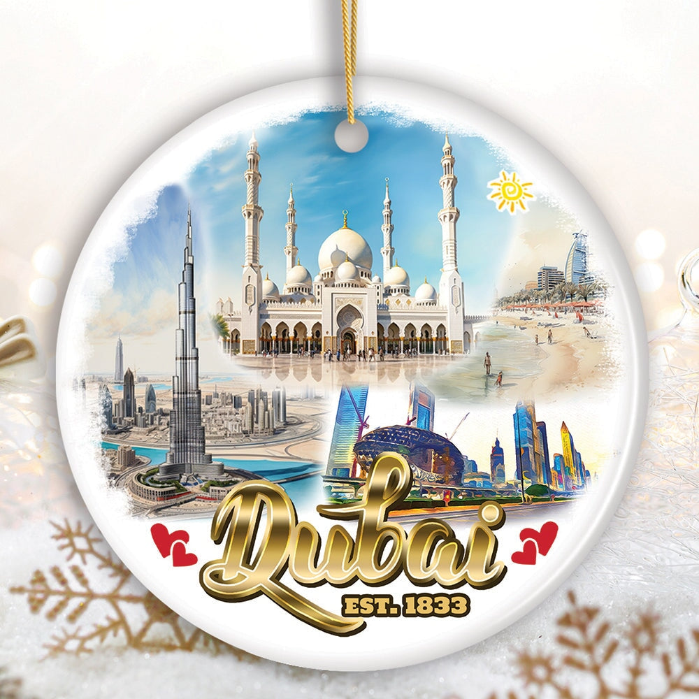 Creative Dubai Modern Heritage Holiday Decoration, Memorable Memento and Present