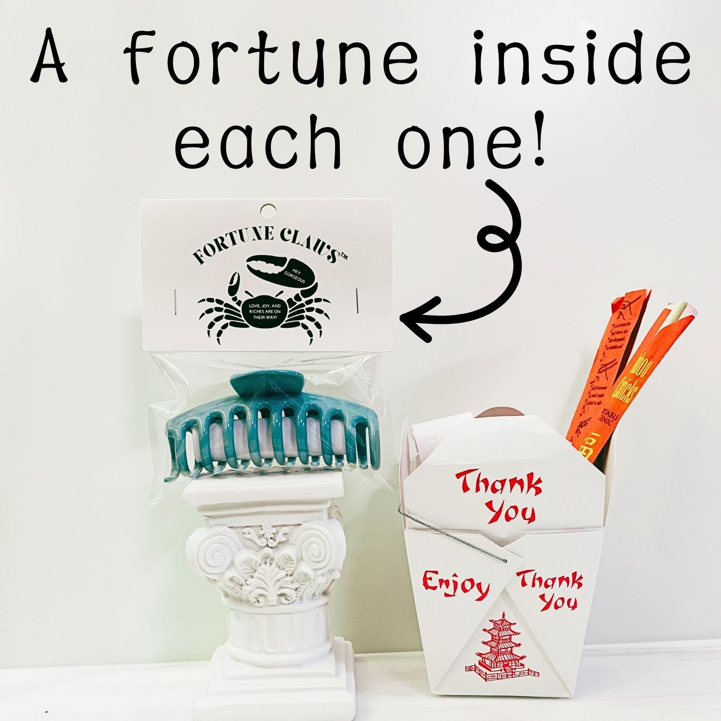 Fortune Claws™ Hair Claws | Unique Fortune Inside | Single or Gift Pack