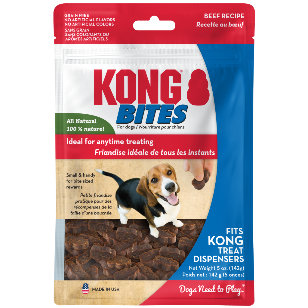 Kong Bites Beef Flavor Treats For Dogs (5 oz)