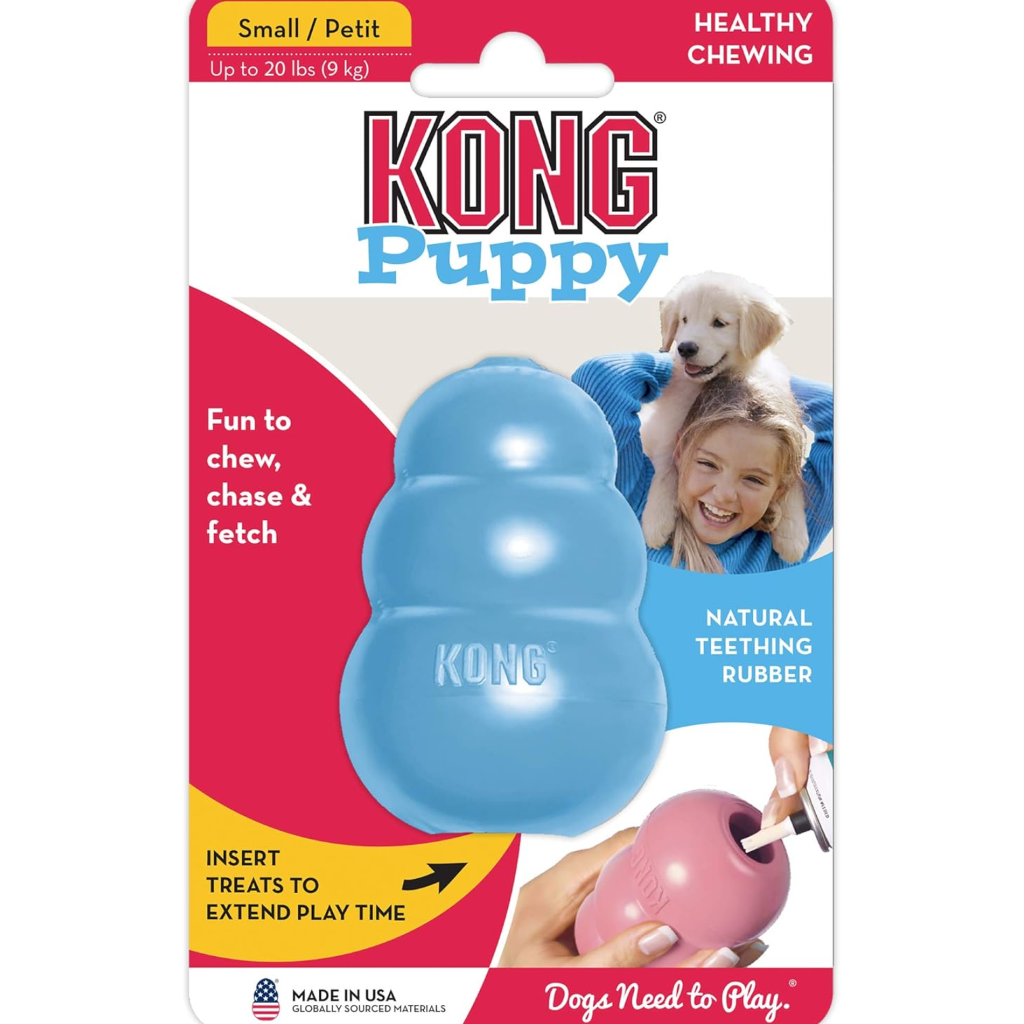 KONG Puppy Chew Toy For Dogs (Assorted Colors)