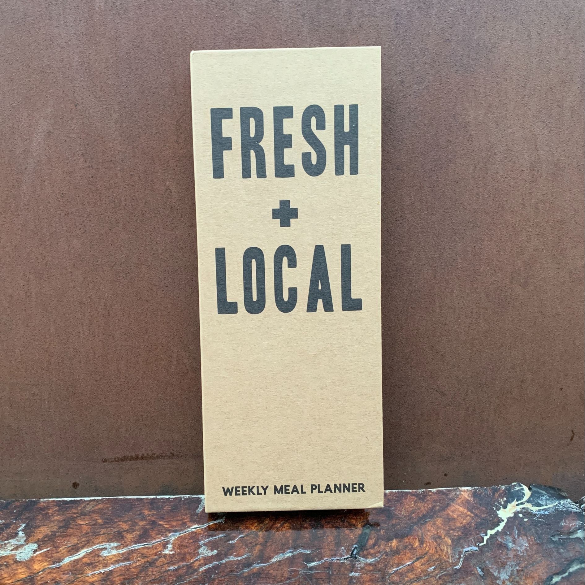 Fresh + Local Weekly Meal Planner | Shopping List Pad Organizer | 3.5" x 9"