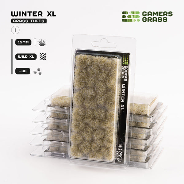 Gamers Grass Tufts: Winter XL 12mm- Wild XL