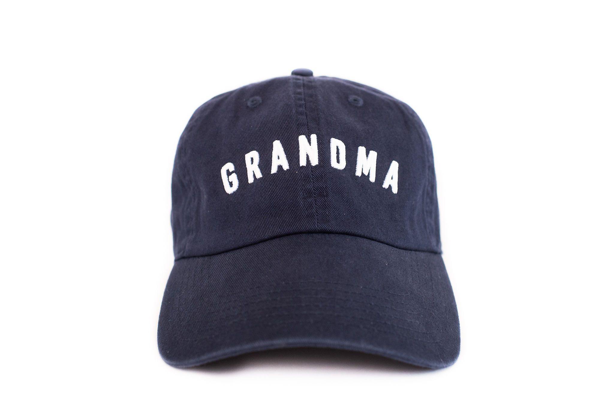 Navy Blue Grandma Hat