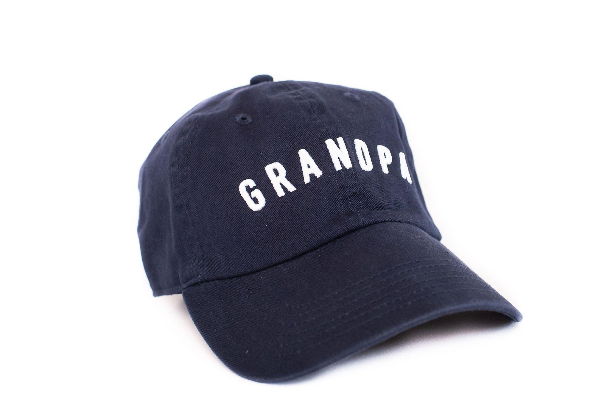 Navy Blue Grandpa Hat