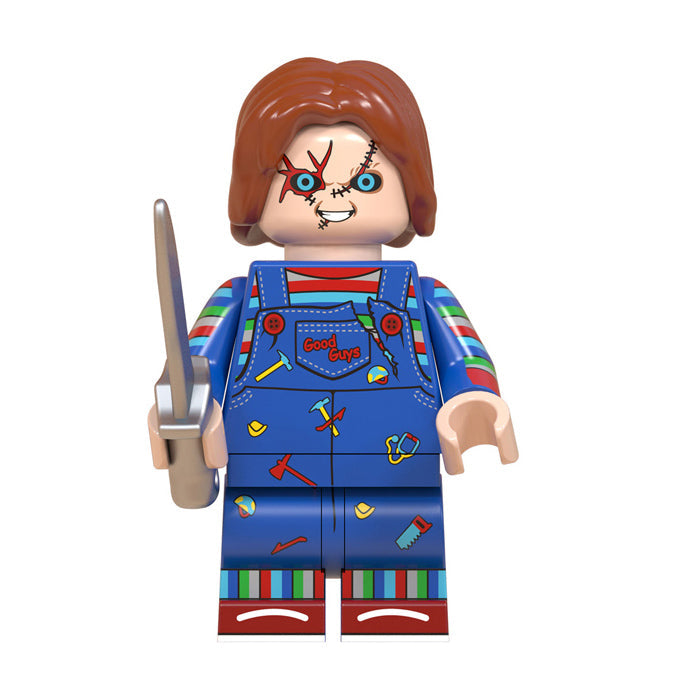 Chucky Child's Play - Dark Blue Lego Minifigures