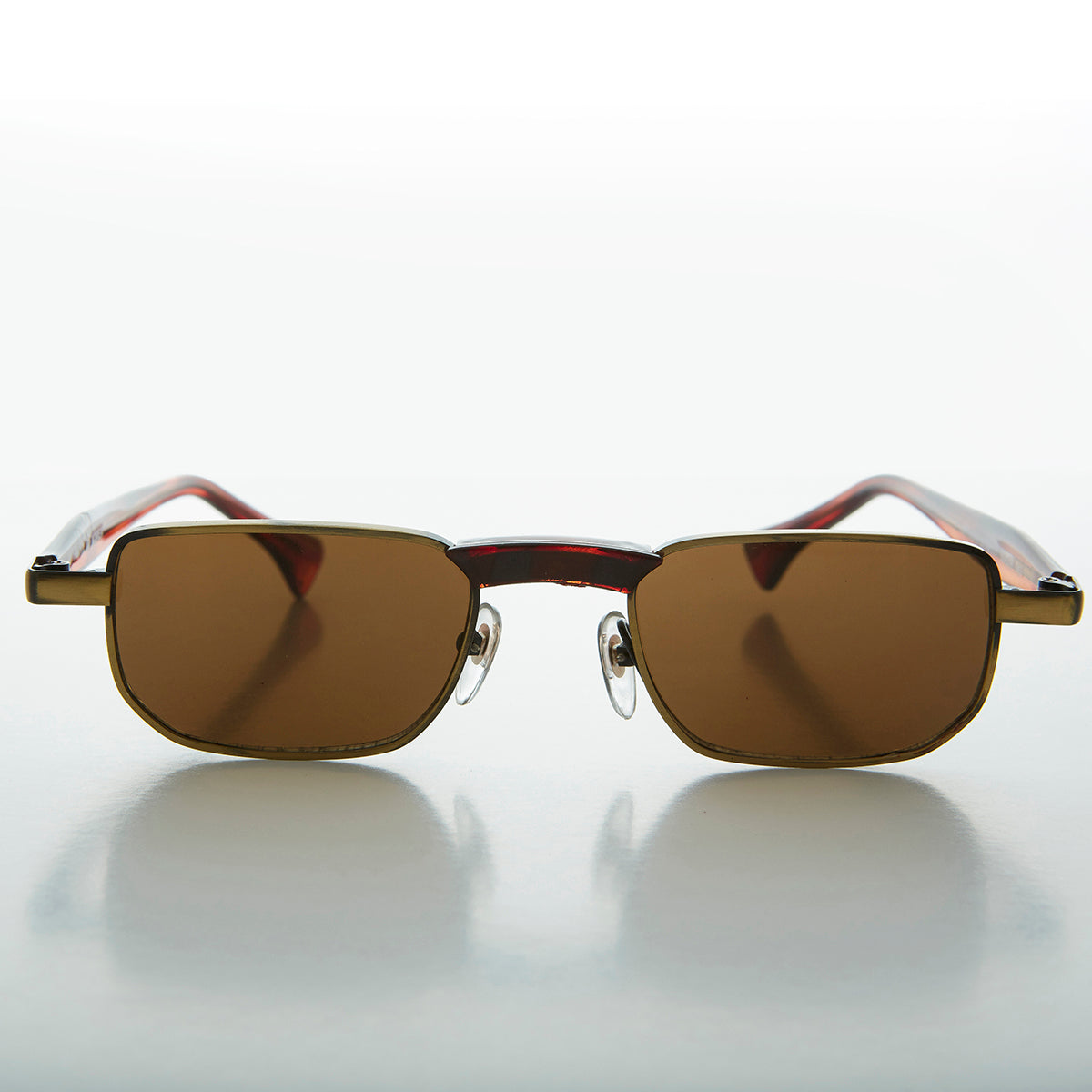 Slim Rectangle Vintage Sunglasses - Hank