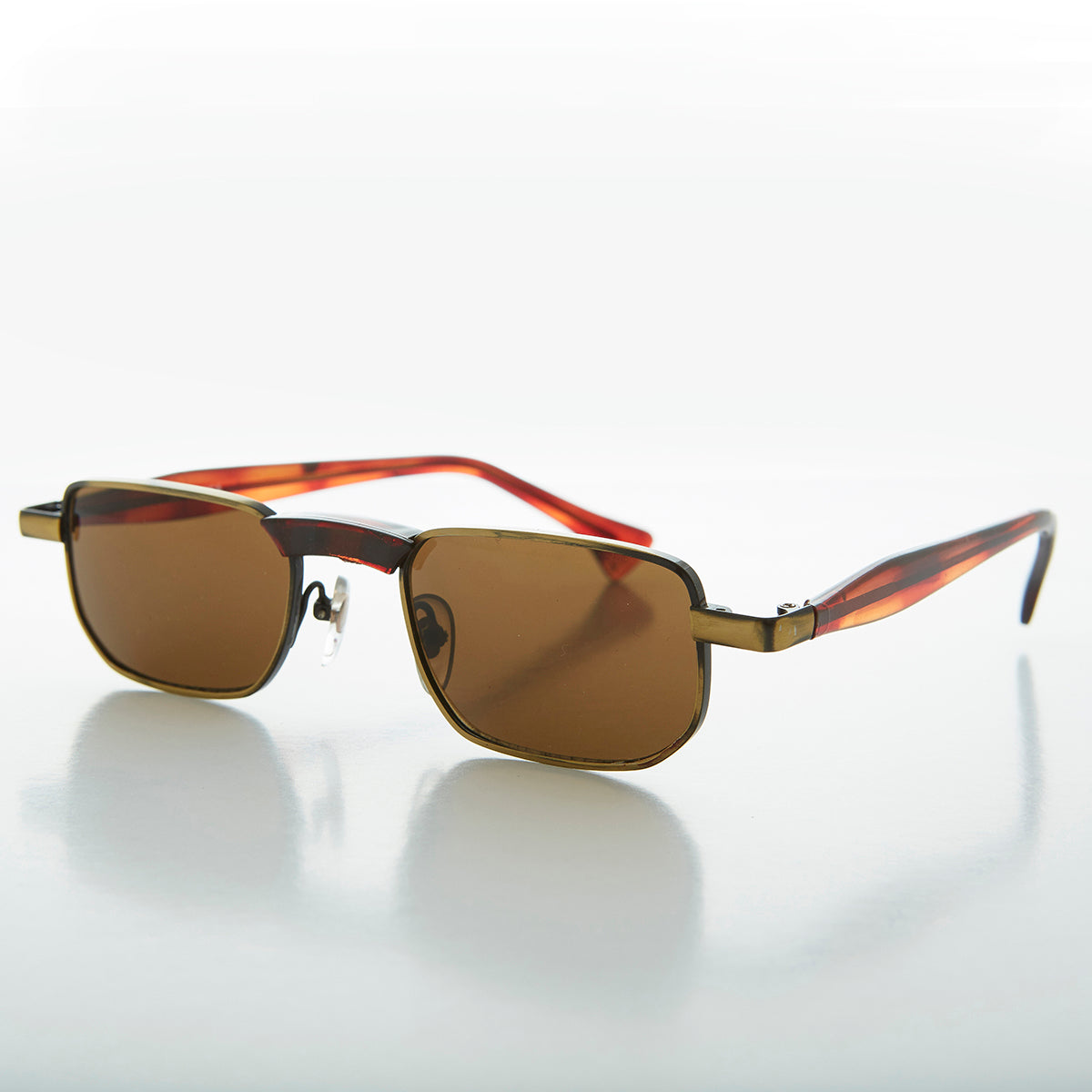 Slim Rectangle Vintage Sunglasses - Hank