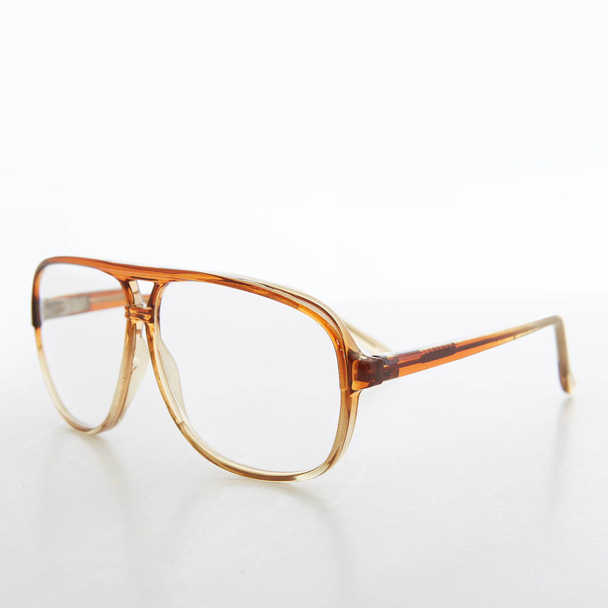 Square Retro Aviator Reading Glasses - Hux