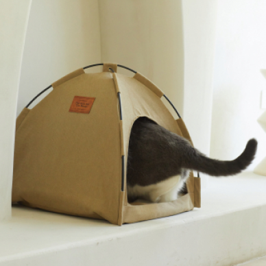 Tent-Shaped Cat Bed