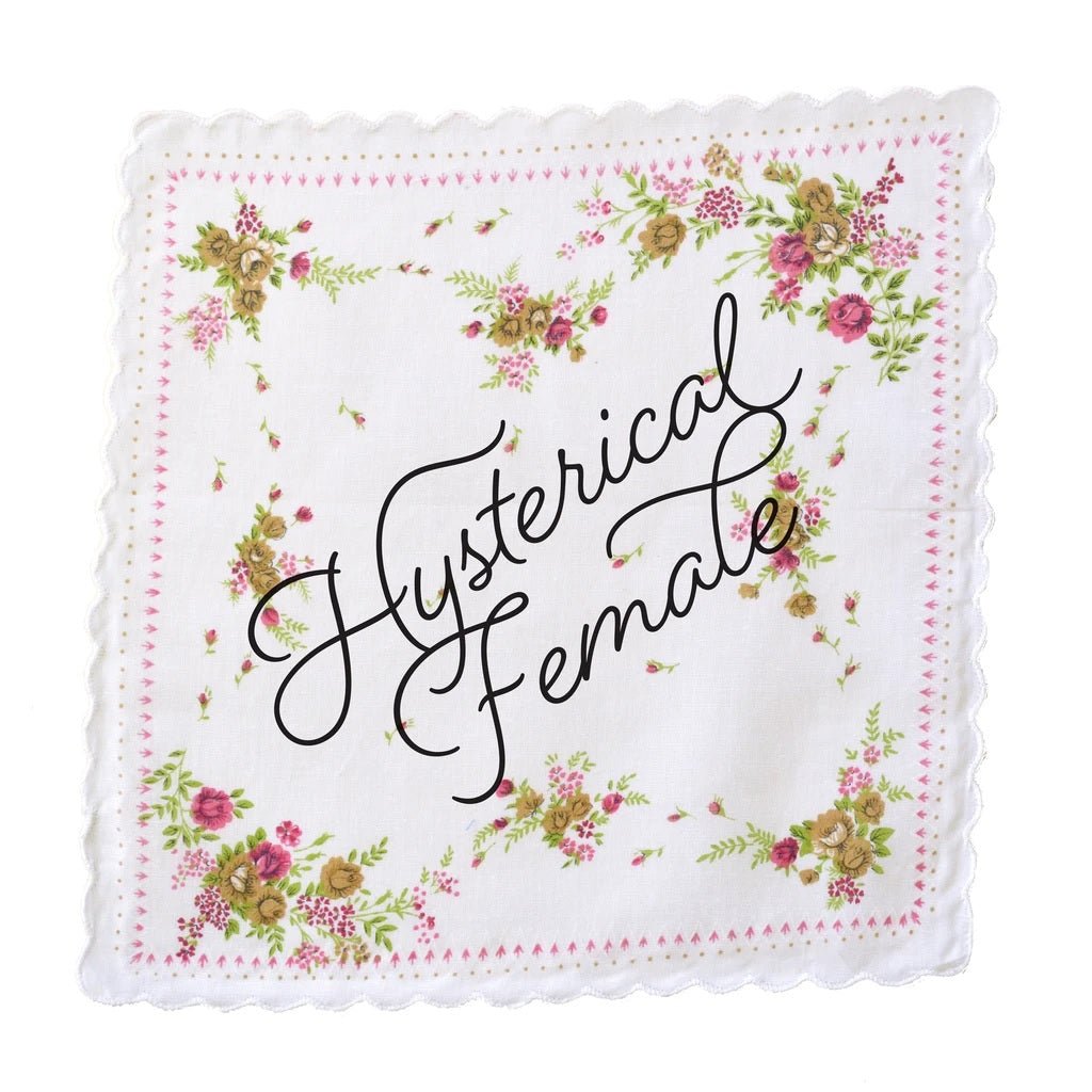 Hysterical Female Hankie Retro Floral Print Cotton Handkerchief