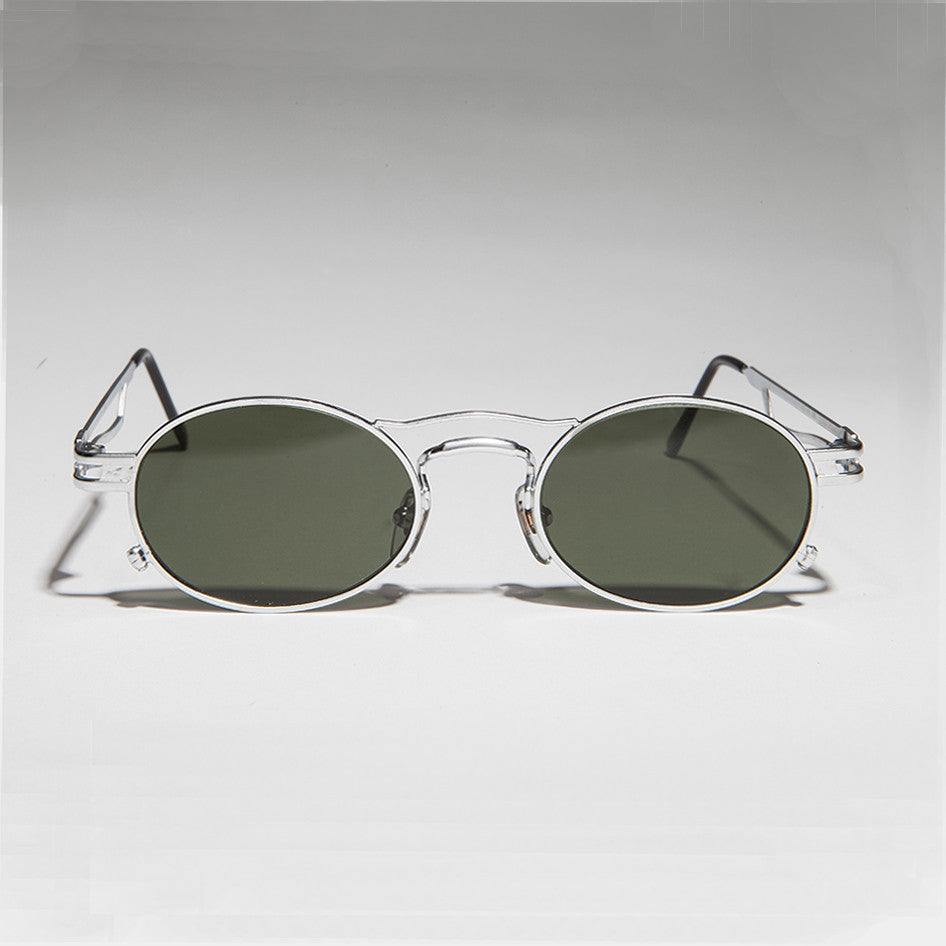 Sporty Oval Steampunk RX Optical Quality Vintage Sunglass - Iggy