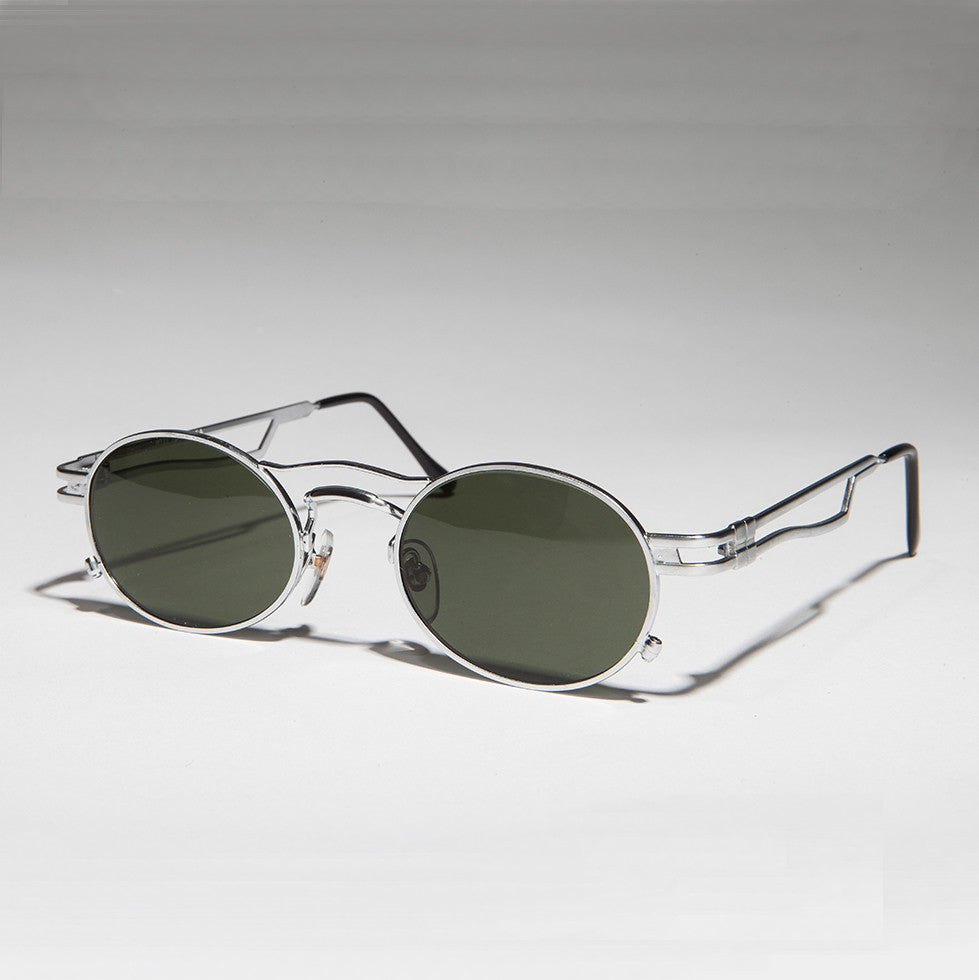 Sporty Oval Steampunk RX Optical Quality Vintage Sunglass - Iggy